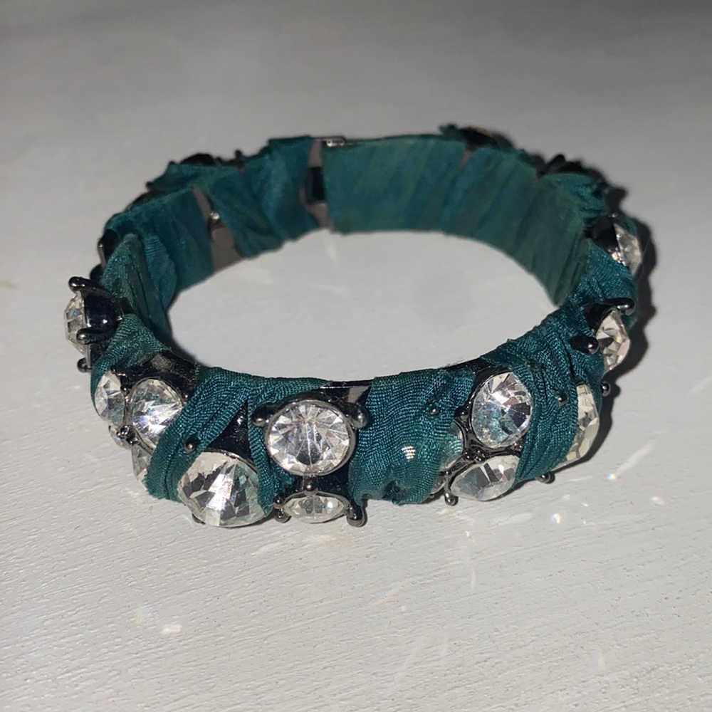 J Crew bejeweled bangle bracelet